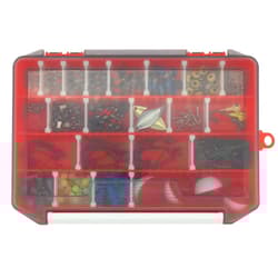 263pcs Fishing Accessories Kit Fishing Tackle Kit Swivels Hooks Split Shots  - Thumbnail 2