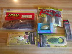 Lure Lot Spro, Zoom, Strike King Rage Tail Fishing Lures, toads, Waker H20 Expre - Thumbnail 3