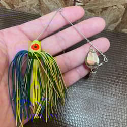 Bomber Spinnerbait Bushworker Old Lure with Replaced Blade, Used - Thumbnail 6