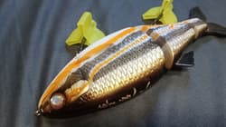 Dreamer UG I Handmade 21cm Soft Swimbait with Rubber Tail & Fin, Slow Float, 2/0 - Thumbnail 3
