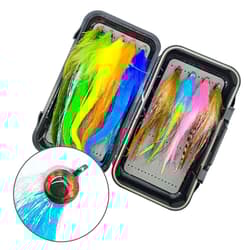 Fishing Accessories 9 Pcs Lure Set with Feather Hooks and Carrying Box - Thumbnail 8