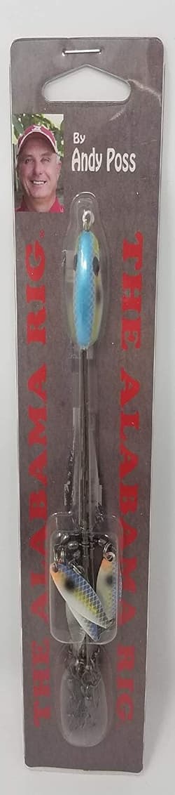 (2) The Alabama Rig Original Andy Poss A-Rig Sexy Shad Brand New In Pack - Thumbnail 4