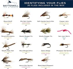 Fly Fishing Flies - Fly Fishing Accessories - Fishing Kit, Trout Lures, - Thumbnail 6