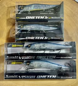 Megabass (Lot Of 4) Ito Vision 110 Jr. & Vision 110 Suspending Jerkbaits! NWT! - Thumbnail 4