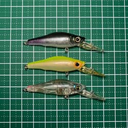 Megabass Live X Smolt Old Rare 3pcs Lure Used Fishing Accessories - Thumbnail 4