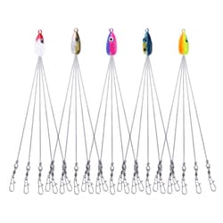 5PCS/Set Alabama Rigs 5 Arms Umbrella Rig Fishing Lure 18cm Fish Bait Kit Tackle - Thumbnail 1