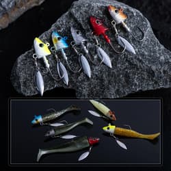 Goture Swimbait Jig Heads, Colored Lead Jig Head Hooks for Freshwater Saltwat... - Thumbnail 6