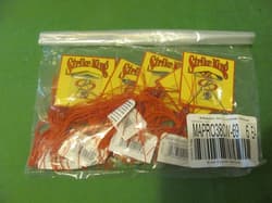 1) BAG OF 6 STRIKE KING SPINNERBAIT 3/8OZ RED COLOR. ( MAPRO38CW-69 ). - Thumbnail 3