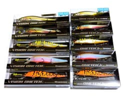 Megabass Vision One Ten Jr. Set of 10 Fishing Lures with Varied Colors - Thumbnail 1