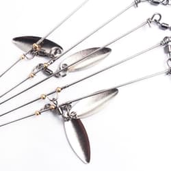 5Pcs Alabama Rig 5 Arms 4 Blades Umbrella Rig Fishing Lures Bait Bass Crappie - Thumbnail 5
