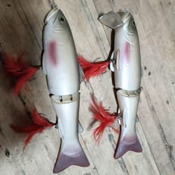 Deps Old Slide Swimmer Silent Killer 250 Swimbait 2 Pack Vintage Japan - Thumbnail 1