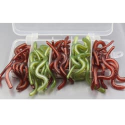 50 PCS Fishing Accessories Artificial Bait Worms Simulation Lures - Thumbnail 4