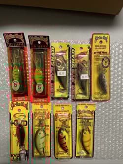 9 New Strike King Crankbaits Pro Model Series Lures Lot Series 3 5 Red Eye Shad - Thumbnail 1