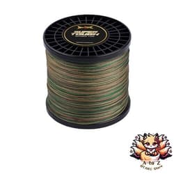 NEW Hercules PE Fishing Line 4-Strand Braid Camouflage Green 20lb 1000yds 914m - Thumbnail 1