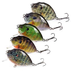 Lixada 6cm 15g 5PCS Fishing Lures + Barbed Treble Hooks Fishing Accessories - Thumbnail 7