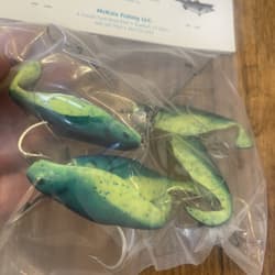 7” Umbrella Rig 4 Arm With 4” Shad (5) Green Chart.New In Package McKala Fishin - Thumbnail 9