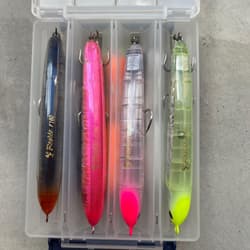 Blue-backed fish, shore jigging, lures, Setupper, Gekito Jig, Rapido, Bullet - Thumbnail 1