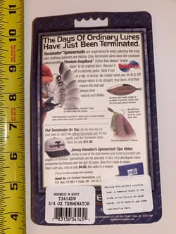 TUFF FIND CLASSIC TERMINATOR TITANIUM SPINNERBAIT FISHING LURES Discontinued NOS - Thumbnail 2