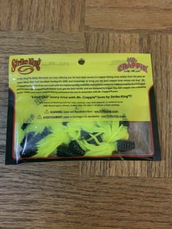 Mr. Crappie Strike King 1.75 IN Crappie Thunder Tuxedo Black Chart - Thumbnail 4