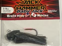 LOT OF 2 Baby Jack Hammer Zman Chatterbait Evergreen 3/8 oz SIZE 2 COLORS SHOWN - Thumbnail 3