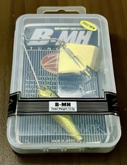 1 Lucky Craft B-MH Skirtless Buzzbait Fishing Lure GOLD BLACK - NEW - DISCONTIN - Thumbnail 1