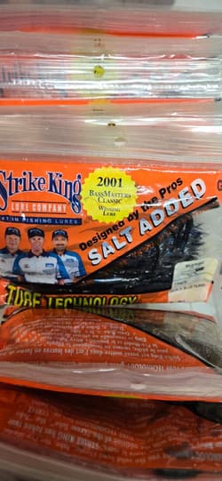 Strike King Soft Plastics New Old Stock Tube Technology Lot - Thumbnail 1