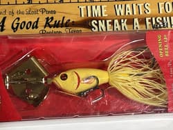 River2Sea Opening Bell 130 Buzzbait FISHING LURE NIP TACKLE BOX FIND BONE COLOR - Thumbnail 2