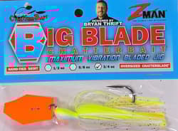 (Ct of 2) Z-Man Big Blade Chatterbait 3/4 oz Provides Maximum Thump & Vibration - Thumbnail 2