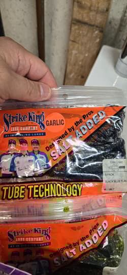 Strike King Soft Plastics New Old Stock Tube Technology Lot - Thumbnail 3