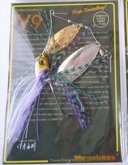 Megabass V9 Spinnerbait 3/8 oz # Bluegill NEW M464 - Thumbnail 2