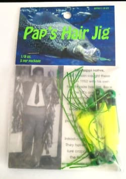 Pap's Umbrella Rig (5 pronged) Qty 2 and Pap's Hair Jig Green/chart(Qty 5) - Thumbnail 2