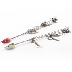 Umbrella Fishing Rig 5 Arms Alabama Rig Kit with Weedness Lure Jigs Boat Trol... - Thumbnail 3