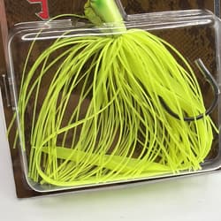 Lot Of 2 Megabass Jamaica Boa (SP-C) Full Chartreuse Buzzbait Topwater - Thumbnail 4
