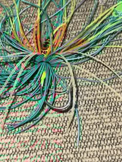 Lot of 12 Spinnerbait Buzzbait Fishing Lure w/ Plano 22 Slot Spinnerbait Box - Thumbnail 3