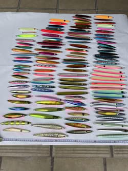 Metal Jig 115pcs, Fishing Tackle, Shimano, Sakura, Handmade, Used/Unused - Thumbnail 2