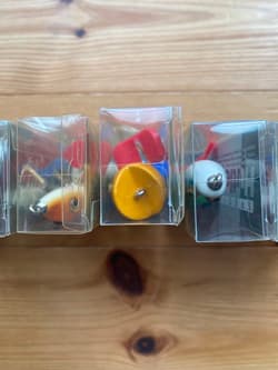 Hatleys Zodiac Lure Set, Vintage 1994, Wooden Balsa, Missing Dog Case - Thumbnail 11
