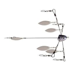 Titanium Umbrella Rig Lure Fishing Five Wire System Bladed Swivel Boat Tackle US - Thumbnail 2