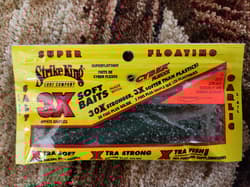 Strike King 3X 5" Zulu Jerk Bait Super Floating Softbait Salt Garlic - Lot of 11 - Thumbnail 3