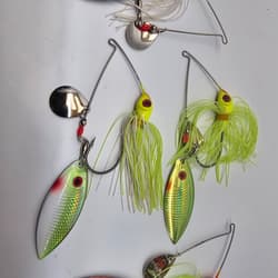 Strike King Redeye Special Spinnerbait Bass Pike Lure - Lot Of 4 - Thumbnail 2