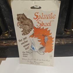 Vintage Rare Wotawa Lure Co. Spinnie Shad spinnerbait New In Package  - Thumbnail 1