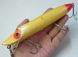 Heddon MUSKY VAMP 8inch R/W 1920's Old Lure Ship From Japan - Thumbnail 7