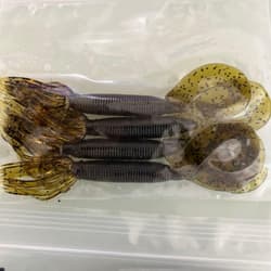 Imo Grub, Flappin' Grub Double Tail, Swim Senko, Gary Grub, Cut Tail - Thumbnail 15