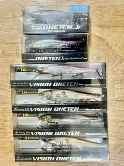 Megabass (Lot Of 6) Ito Vision Oneten Suspending Jerkbaits, Free Shipping! NWT! - Thumbnail 3