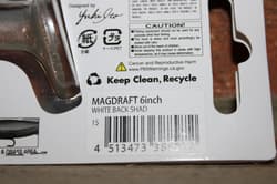 Megabass MagDraft 6" Swimbait Fishing Lure 6" 1-1/4oz (White Back Shad) NIP - Thumbnail 3