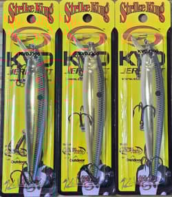 Ct. of 3 Strike King KVD 300 Series Suspending Medium Diving Jerkbait - 4.75" - Thumbnail 2