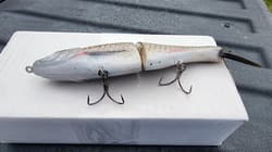 New Texas Swimbaits Gizzard Glide 8" 3.5oz Glide bait Chad Shad Clutch Pizz - Thumbnail 5