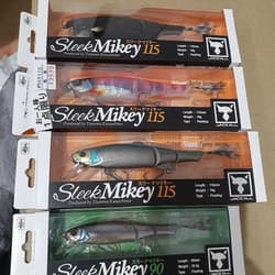 Sleek Mikey 115 & 90 Floating Lures 115mm 19g Bait Fishing Accessories - Thumbnail 1