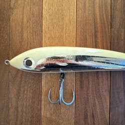 Carpenter Bluefish KLL/022A BF250 Lure White with hook and case - Thumbnail 4