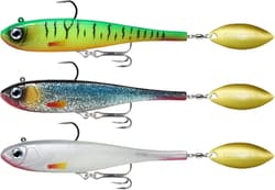 Vibrating Soft Swimbaits for Bass and Trout - 8 Inch, Family Fishing Essentials - Thumbnail 3