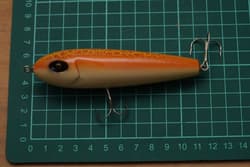 Abu Garcia Mild Water Plopper Pencil Bait Old Lure Used 80s Fishing Accessories - Thumbnail 7